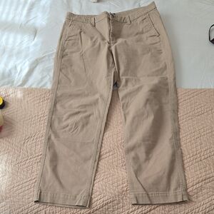 J. Crew Women's Tan Chinos High Rise Girlfriend